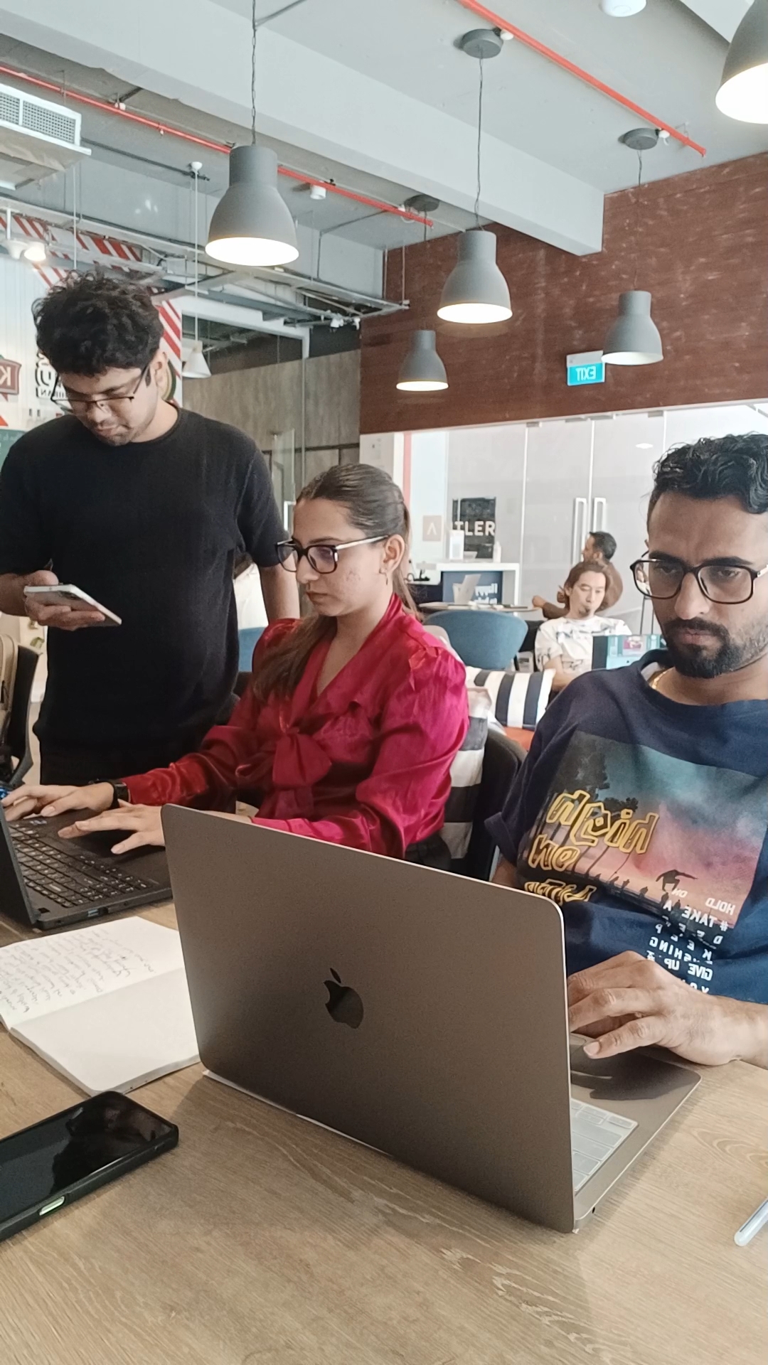 The team during the Antler programme in Singapore